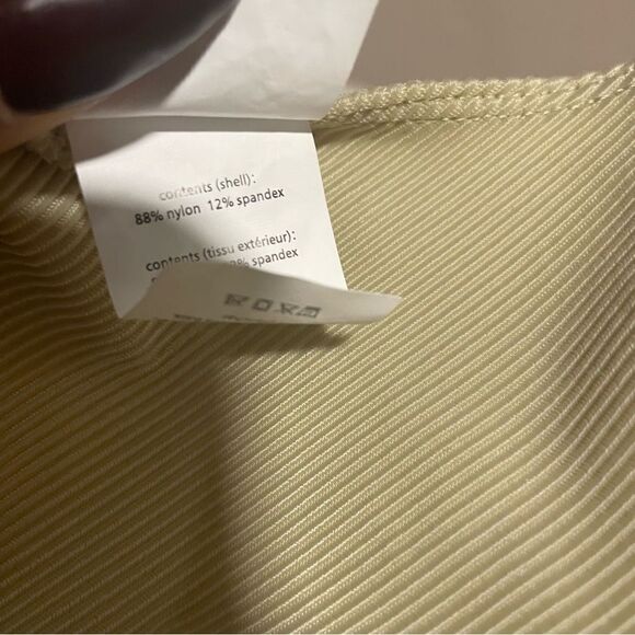 Revolve WeWoreWhat Beige Chain Romper Unitard Belted Ribbed Khaki Bodysuit - Picture 12 of 12